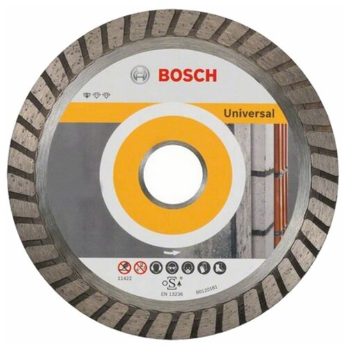 Диск алмазный BOSCH 2608603250 Standard for Universal Turbo 125x22,23 мм, 10 шт в уп. турбощетка bosch turbo universal 445741