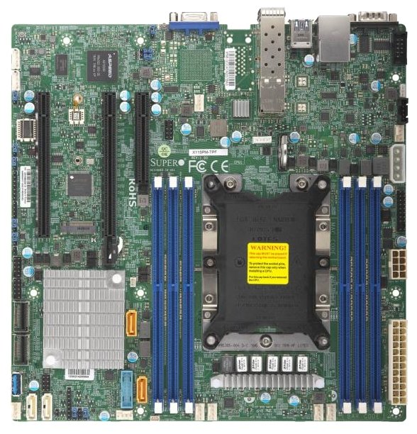 Материнская плата SuperMicro X11SPM-TPF-O .