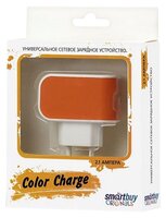 Сетевая зарядка SmartBuy Color Charge черный