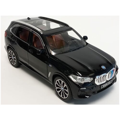 Машинка BMW X5 металлическая 1:24, свет, звук