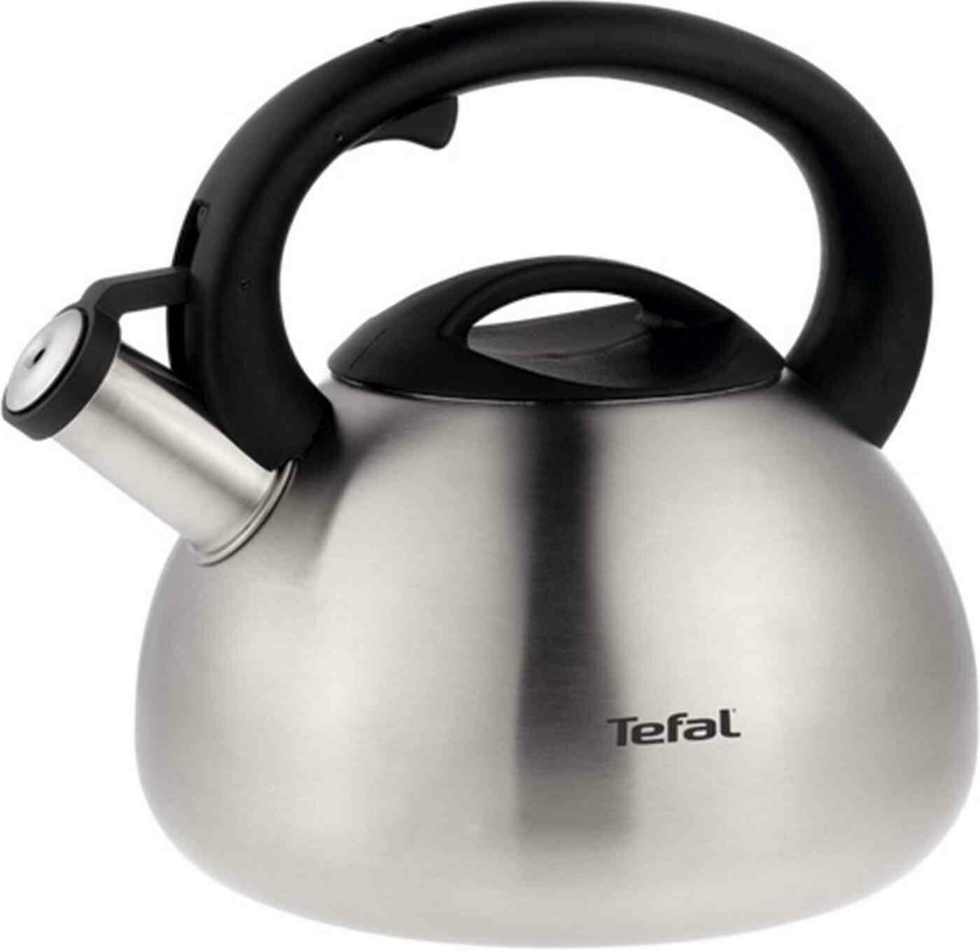 Чайник TEFAL со свистком, нержавеющая сталь, 2.5 л