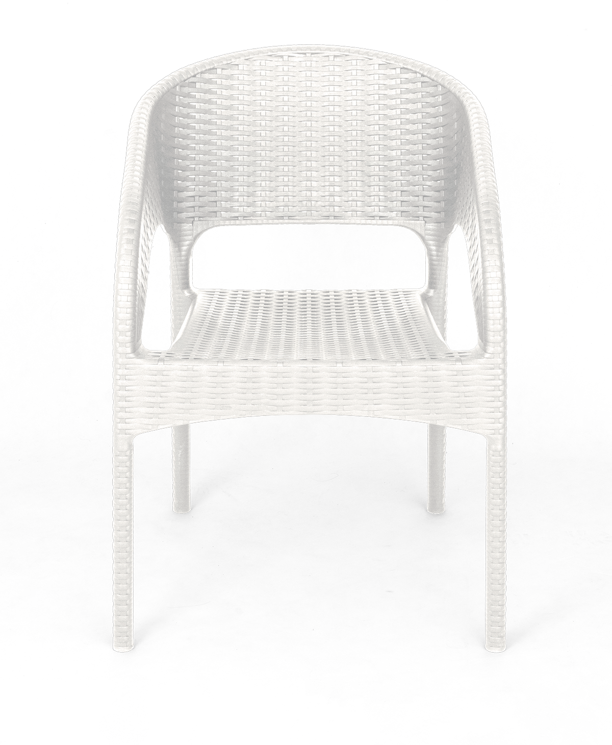 Кресло пластиковое Ola Dom арт.K-GS02 (белое) - фотография № 2