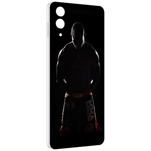 Чехол MyPads mma единоборства для Samsung Galaxy Z Flip 4 (SM-F721) задняя-панель-накладка-бампер