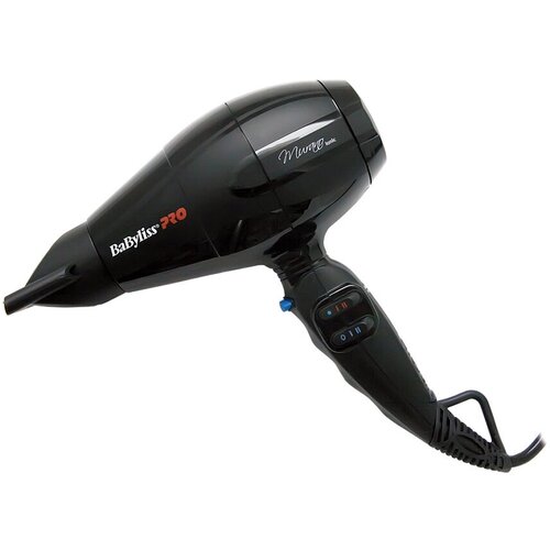 Фен Babyliss Pro MURANO Ionic compact 2000Вт черный фен babyliss pro black star ionic 2200 w