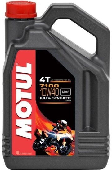 Моторное масло Motul 7100 4T 10W-40, синтетическое, 4 л (104092)