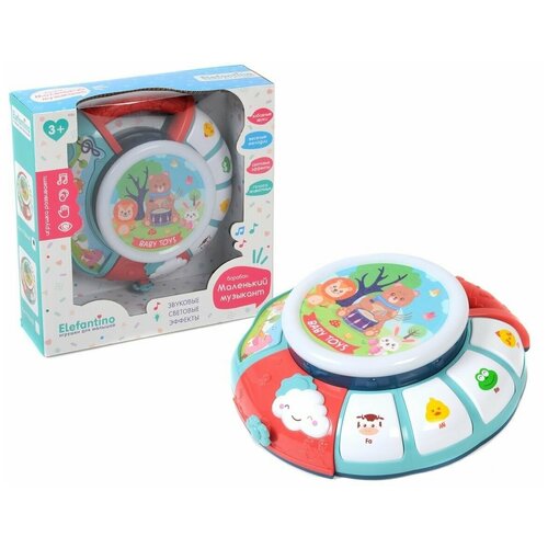 Музыкальная игрушка - Барабан Elefantino, 1 шт.