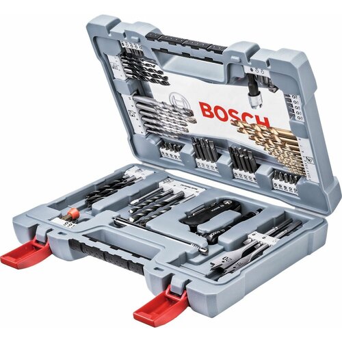 Набор бит и насадок BOSCH Premium X-Line 76 (2608P00234), 76 предм., серый нож диск bosch f016800414 1 6 мм 25 4 мм 1 6 мм