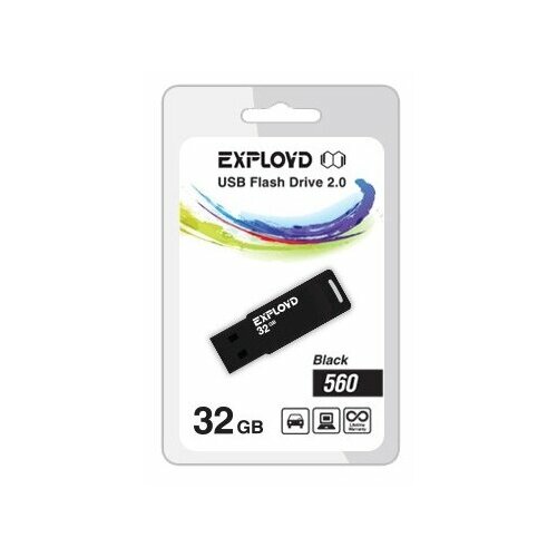 фото Флешка EXPLOYD 560 32GB 01 black