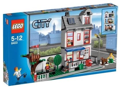 Конструктор LEGO City 8403 Городской дом, 383 дет.