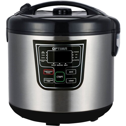Мультиварка OPTIMA MC-5101 черныйсеребристый цветы 381000₽