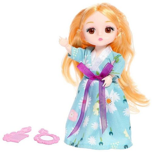 Кукла модная шарнирная «Бала» в платье, с аксессуарами, цвета микс кукла модная таня в платье с аксессуарами