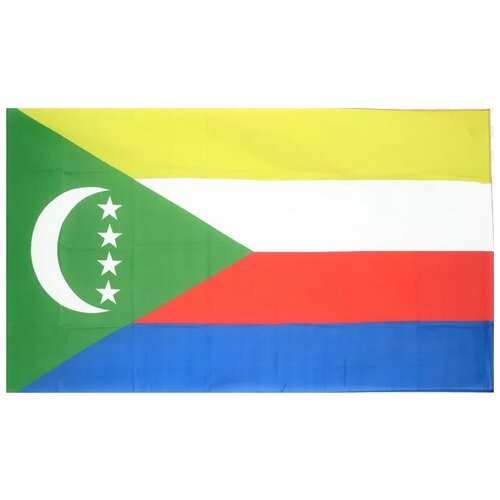 Флаг Коморских островов 70х105 см флаг соломоновых островов 70х105 см