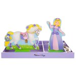 Игровой набор Melissa &amp; Doug Lila &amp; Lucky Princess &amp; Pony Magnetic Dress-Up Set 9281 - изображение