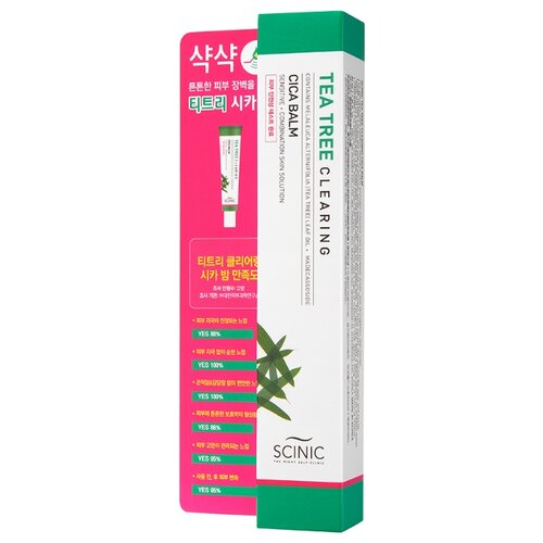 фото Scinic Крем-гель с экстрактом чайного дерева Tea Tree Clearing Cica Balm, 40 мл