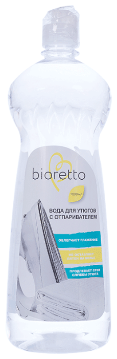 Средство для облегчения глажения Bioretto Вода для утюгов с отпаривателем 1 л
