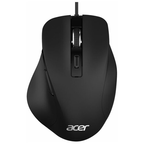 Мышь Acer OMW120, оптическая, проводная, USB, черный [zl. mceee.00h]