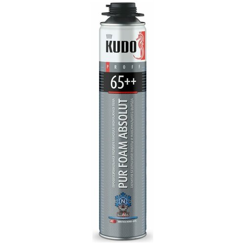 пена монтажная профессиональная kudo absolut proff 65 arktika 18°c 1000 мл kudo арт kupp10w65 Профессиональная монтажная пена Kudo Absolut Proff 65++ Arktica Nord, зимняя, 1000 мл