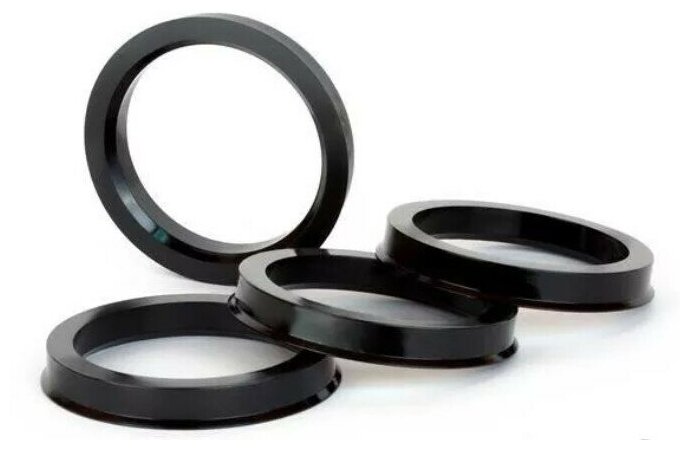 Кольца установочные для литых дисков(центровочные) пластик 72.6-56.5 к-т 4шт