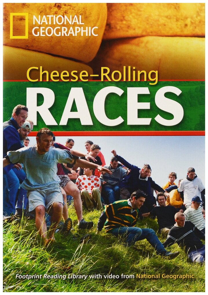 Книга Fotoprint Reading Library A2 Cheese-Rolling Races with CD-ROM - фото №1