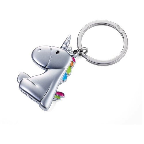 Брелок Troika, матовая фактура, серебристый