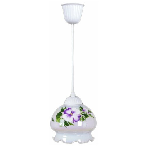 Подвесной светильник E27 Грибок перл цветы НСБ 02-60-001
