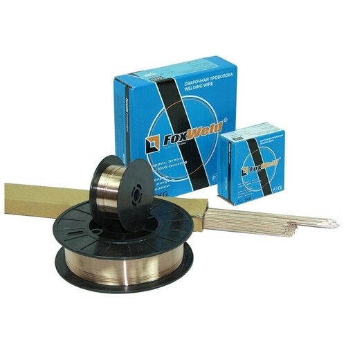 Проволока сварочная медная Foxweld CuSi3 д08мм 1кг D100 5510₽