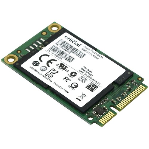 Носитель информации SSD Crucial 32Gb, mSATA, R440/W50 Mb/s, M4 series