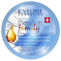 Крем для тела Eveline Cosmetics Extra Soft Family интенсивно увлажняющий успокаивающий, 175 мл