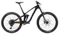 Горный (MTB) велосипед KONA Process 153 CR 27.5 (2018) matt black w/grey/yellow decals M (168-180) (