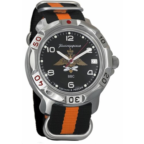 Наручные часы Восток Командирские, оранжевый наручные часы восток мужские наручные часы восток командирские 811928 серый