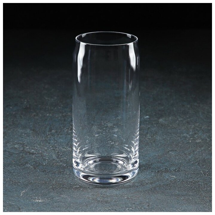 фото Стакан стеклянный для коктейлей Magistro «Юник», 550 мл, 16×6,5×7,5 см