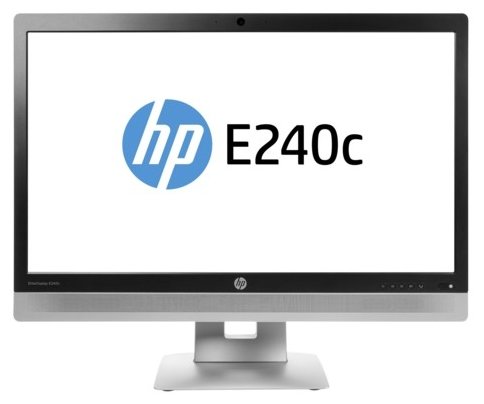 23.8" Монитор HP EliteDisplay E240c, 1920x1080, 60 Гц, IPS, черный/серебристый