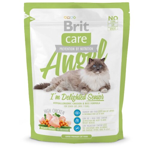 фото Корм для пожилых кошек Brit Care Angel с курицей 400 г