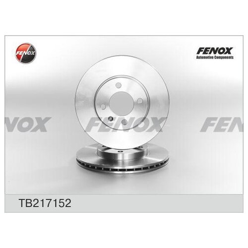 FENOX TB217152 Диск торм.VW CORRADO 89-95, GOLF 91-03, JETTA 86-91, LUPO 99-, PASSAT 88-97, POLO 95-01, VENTO 91-9 2шт