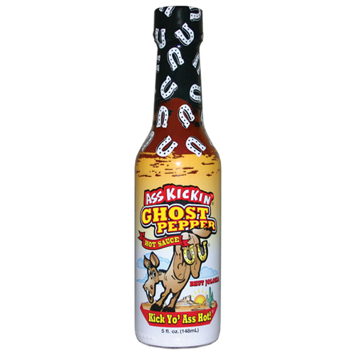 Соус Ass Kickin перечный Ghost Pepper Hot Sauce, 148 мл