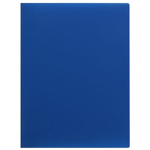 Папка с 10 прозрачными вкладышами А4, 550мкм Flexi, синяя