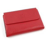 Маленький женский мягкий кожаный кошелек VerMari 9929-1806А Ред/Блек (131752) - изображение