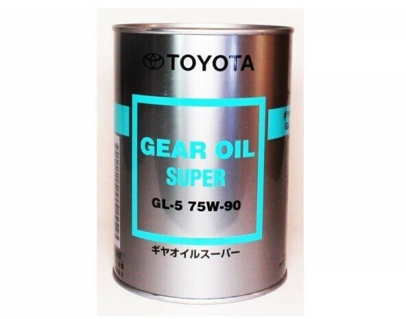 Масло трансмиссионное TOYOTA Gear Oil Super, 75W-90, 1 л