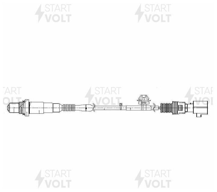 Датчик кислородный для автомобиля Toyota Corolla (06-) 1.4i после катализатора StartVolt - фото №14