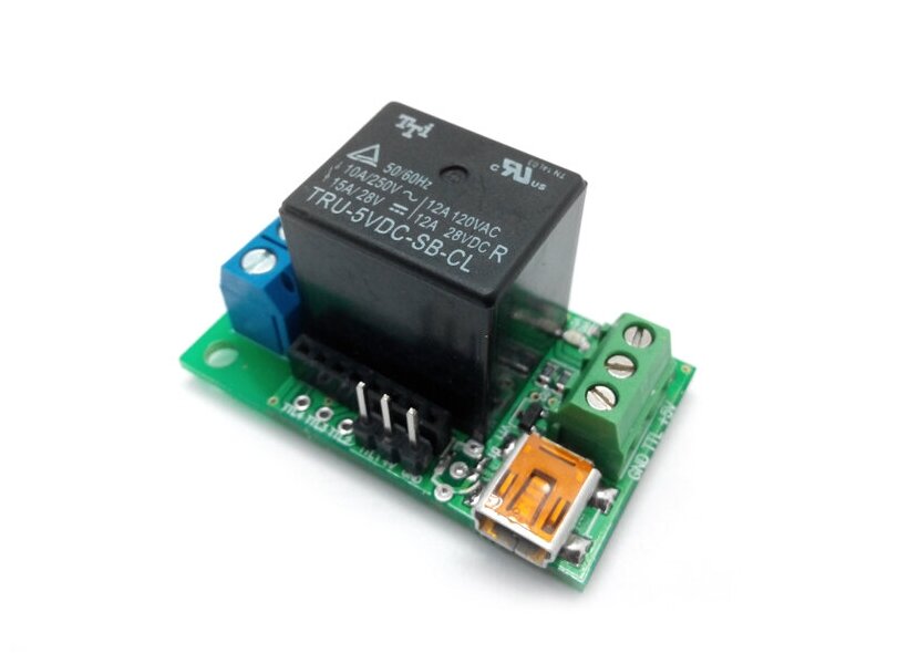 Модуль силовое реле 5В 1 канал электромеханическое 10А 250В совместим с Arduino и Raspberry pi MP515 Мастер Кит