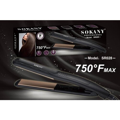 Выпрямитель для укладки волос BEAUTY AND BENEFITSSR-028плойкатехнология нагрева Ptcбез вреда для волосчерный 92000₽