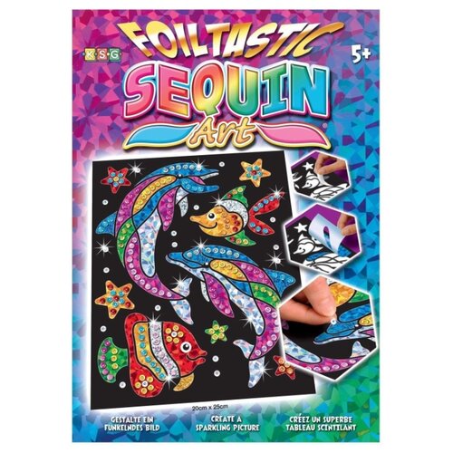 фото Sequin Art Набор для творчества Foiltastic Dolphins (SA1312)