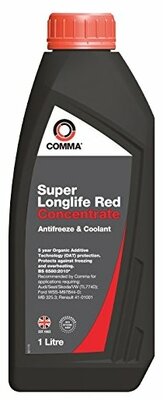 Антифриз g12+ comma super longlife red concentrated antifreeze концентрат 1л