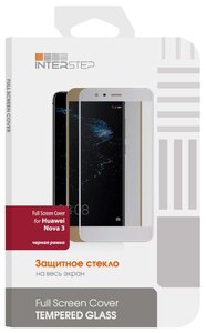 Фото Защитное стекло INTERSTEP Full Screen Cover для Huawei Nova 3