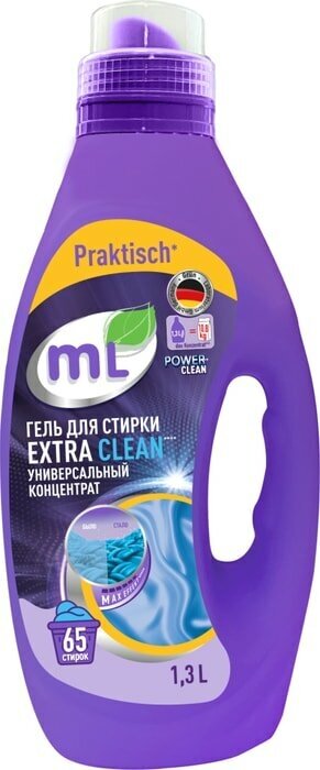 Гель для стирки Meine Liebe Extra Clean Эффективная формула Универсальный 1.3л