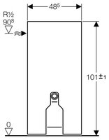 Рамная инсталляция GEBERIT 131.004.SK.1 Monolith мятный