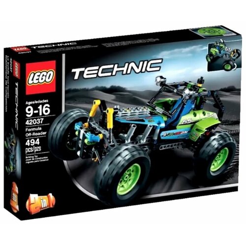 конструктор lego technic полноприводный грузовик внедорожник mercedes benz zetros 42129 2110 дет Конструктор LEGO Technic 42037 Внедорожник, 494 дет.