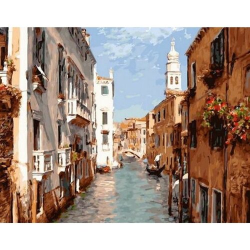 Картина по номерам Улочки Венеции 40х50 см