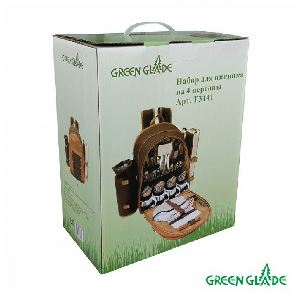 Green Glade Набор для пикника 3141 30пр 12л . - фотография № 2