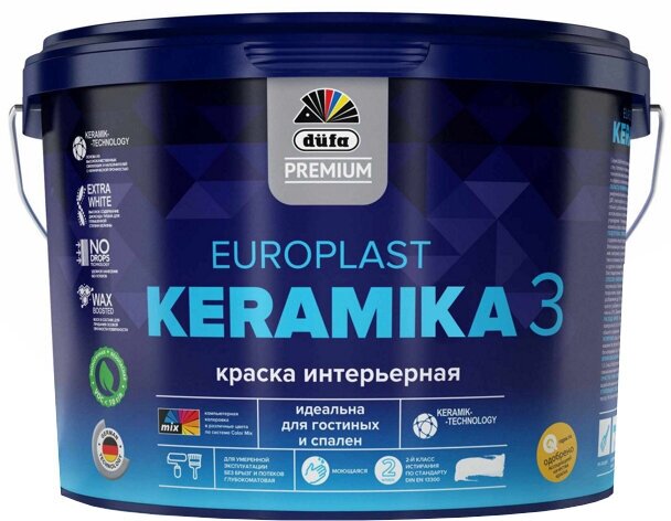 Краска DUFA Premium EuroPlast Keramika 3 база 1 25 л.